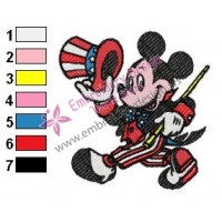 Mickey Mouse Cartoon Embroidery 73